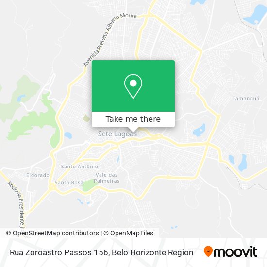 Rua Zoroastro Passos 156 map