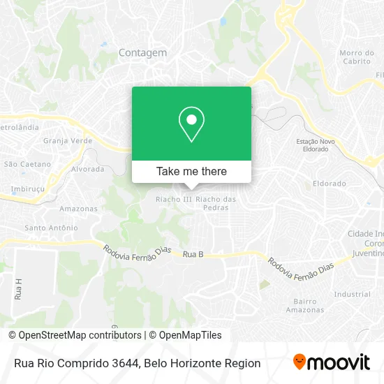 Rua Rio Comprido 3644 map