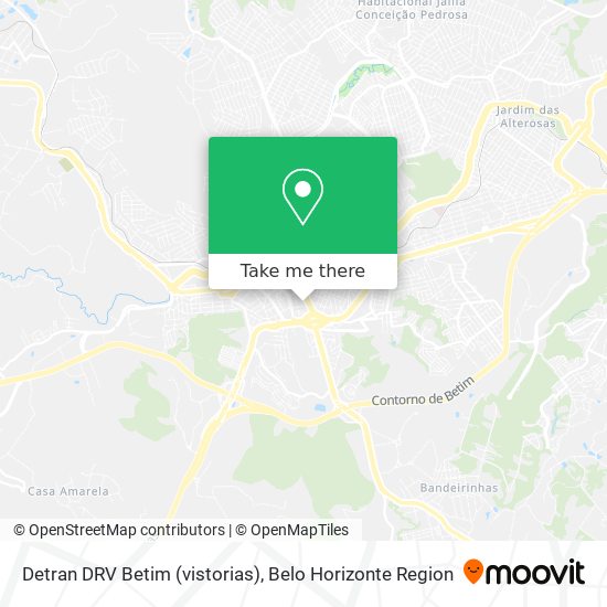 Detran DRV Betim (vistorias) map