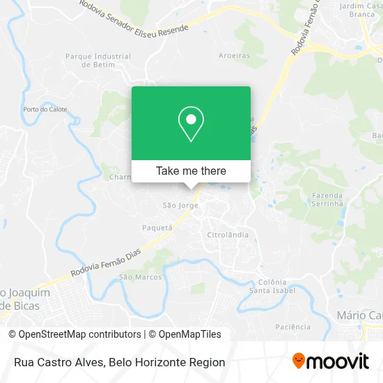 Rua Castro Alves map
