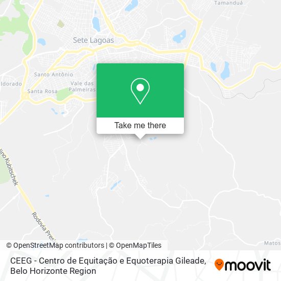 CEEG - Centro de Equitação e Equoterapia Gileade map