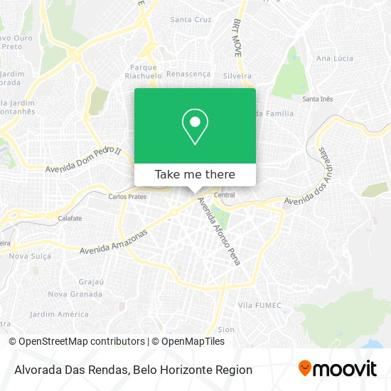 Alvorada Das Rendas map