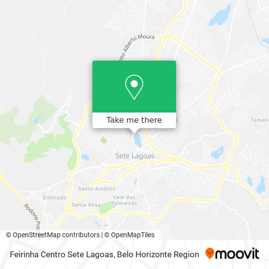 Feirinha Centro  Sete Lagoas map