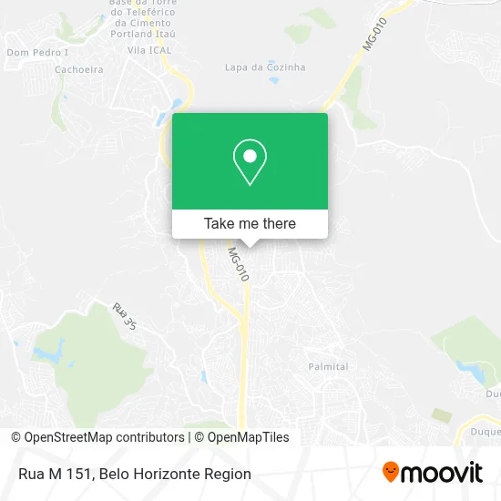 Rua M 151 map