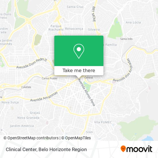 Clinical Center map