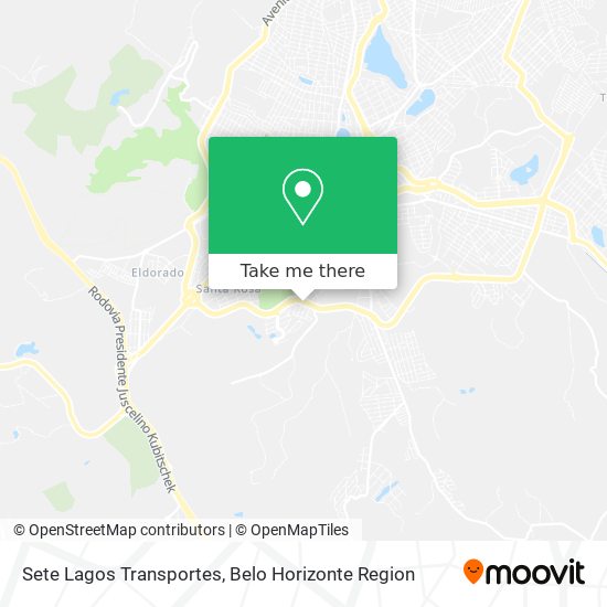 Sete Lagos Transportes map