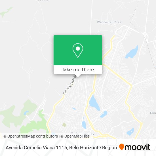 Avenida Cornélio Viana 1115 map