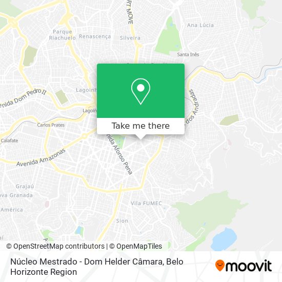 Núcleo Mestrado - Dom Helder Câmara map