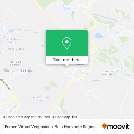 Fumec Virtual Vespasiano map