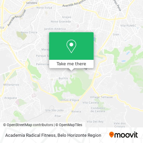 Academia Radical Fitness map