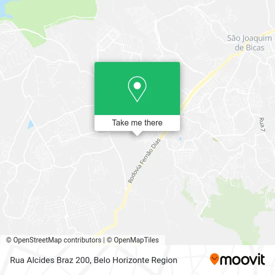 Rua Alcides Braz 200 map