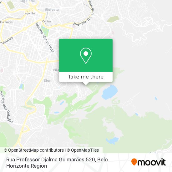 Rua Professor Djalma Guimarães 520 map