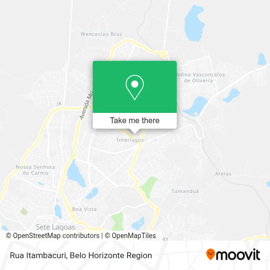 Rua Itambacuri map