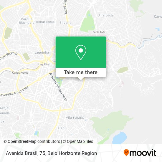 Mapa Avenida Brasil, 75