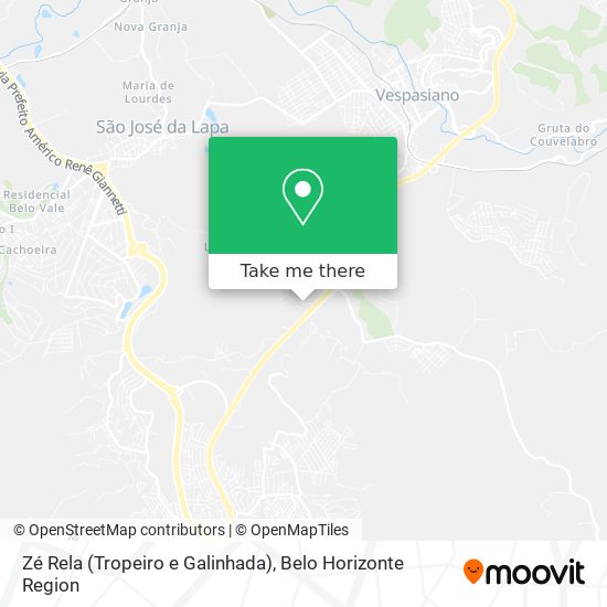 Zé Rela (Tropeiro e Galinhada) map
