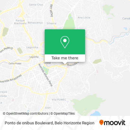 Ponto de onibus Boulevard map