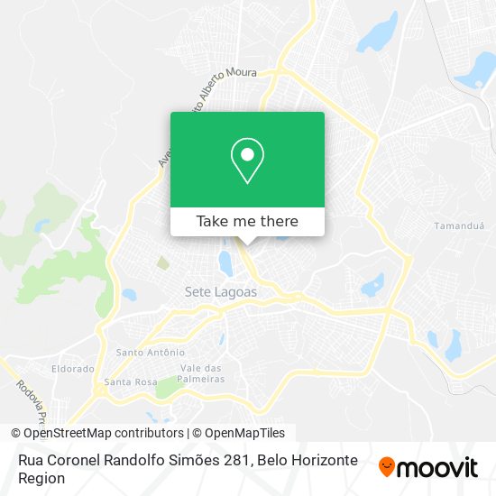 Rua Coronel Randolfo Simões 281 map