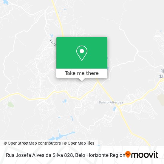 Rua Josefa Alves da Silva 828 map