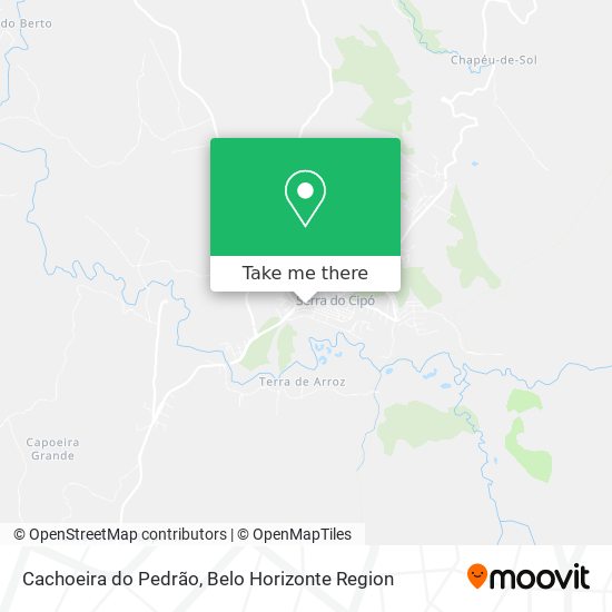 Cachoeira do Pedrão map