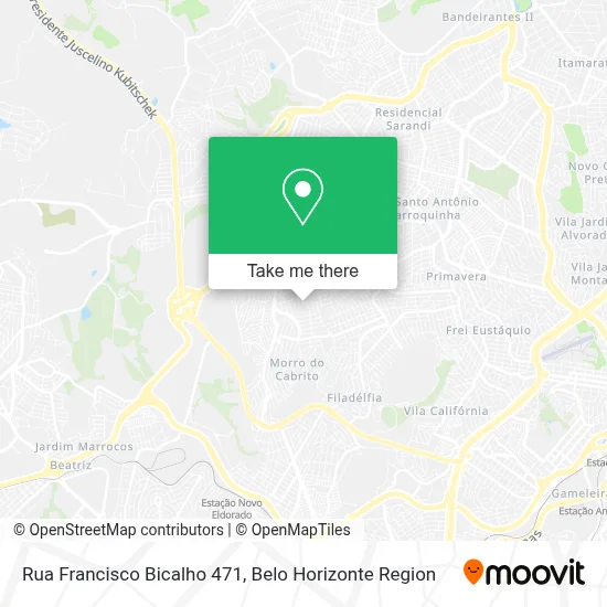 Rua Francisco Bicalho 471 map