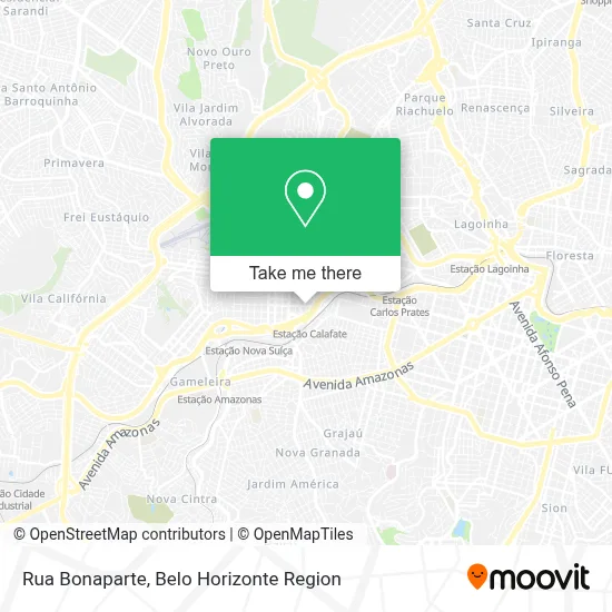 Rua Bonaparte map