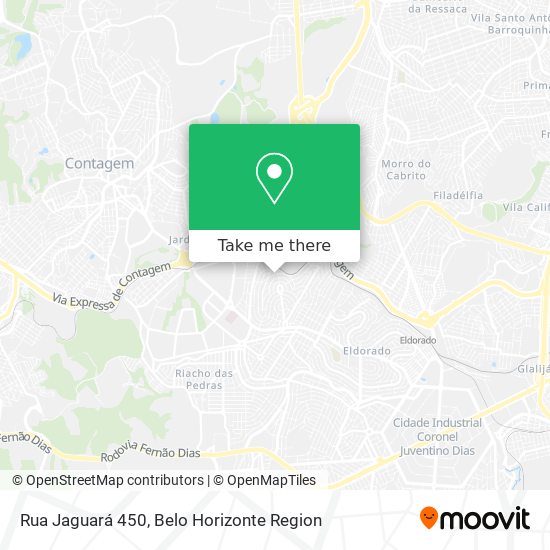 Rua Jaguará 450 map
