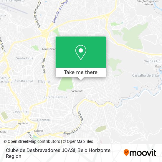 Clube de Desbravadores JOASI map