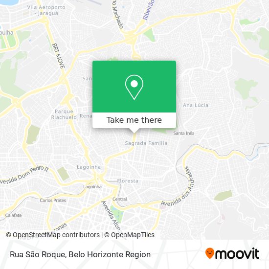 Rua São Roque map