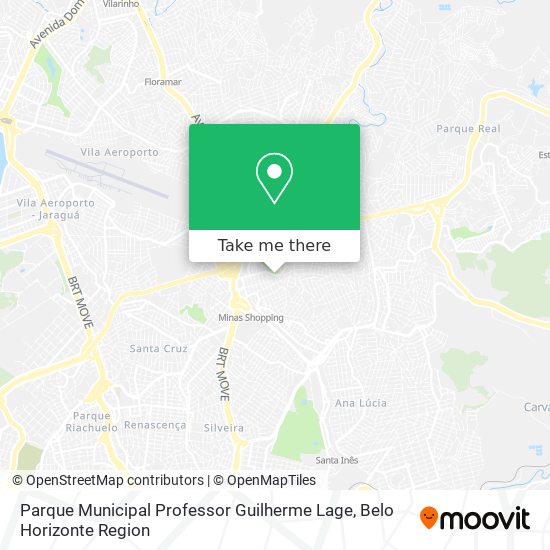 Parque Municipal Professor Guilherme Lage map