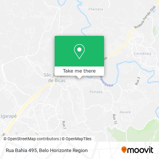 Rua Bahia 495 map