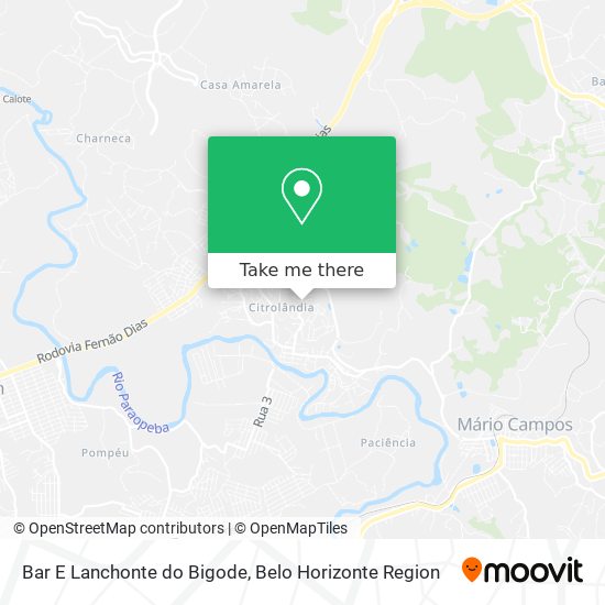 Bar E Lanchonte do Bigode map