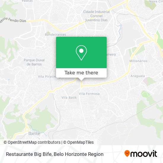 Restaurante Big Bife map