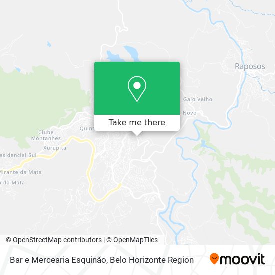 Bar e Mercearia Esquinão map
