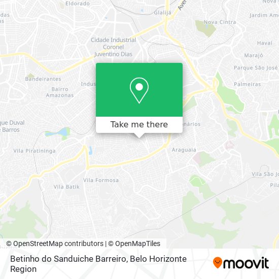 Betinho do Sanduiche Barreiro map