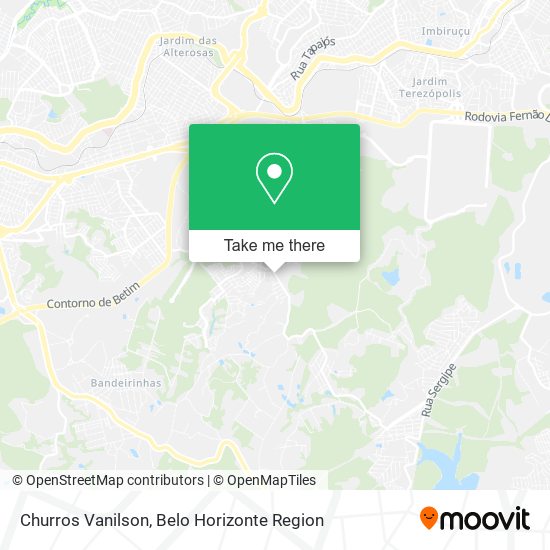 Churros Vanilson map