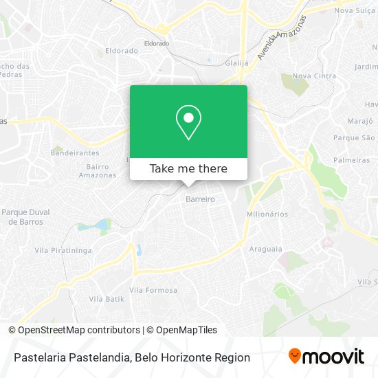 Pastelaria Pastelandia map