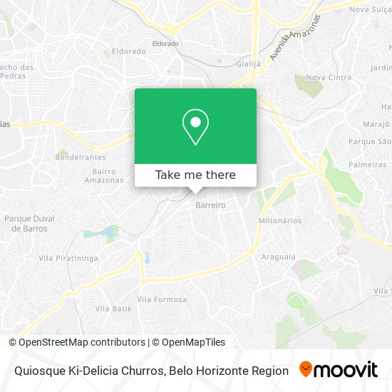 Quiosque Ki-Delicia Churros map
