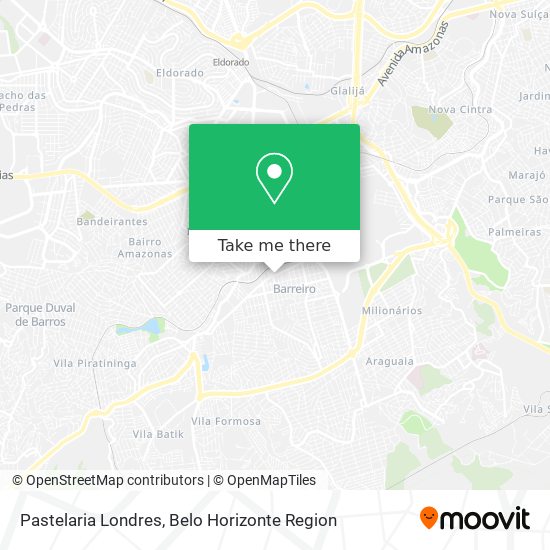 Pastelaria Londres map