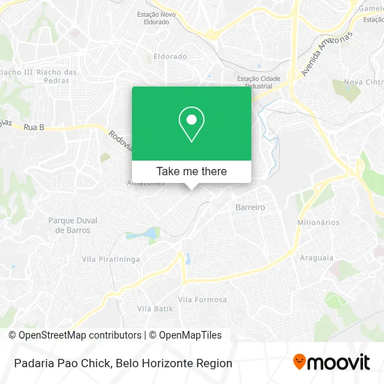 Padaria Pao Chick map