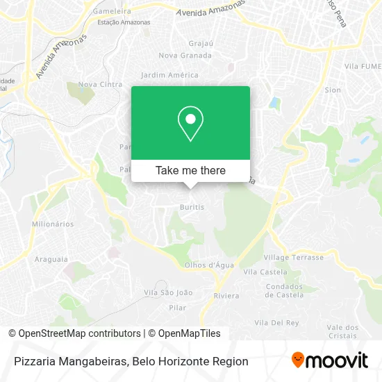Pizzaria Mangabeiras map