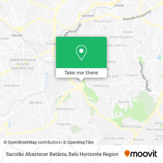 Sacolão Abastecer Betânia map