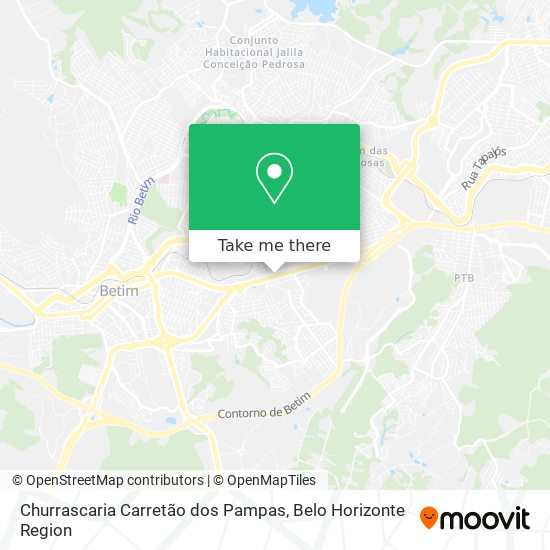 Churrascaria Carretão dos Pampas map