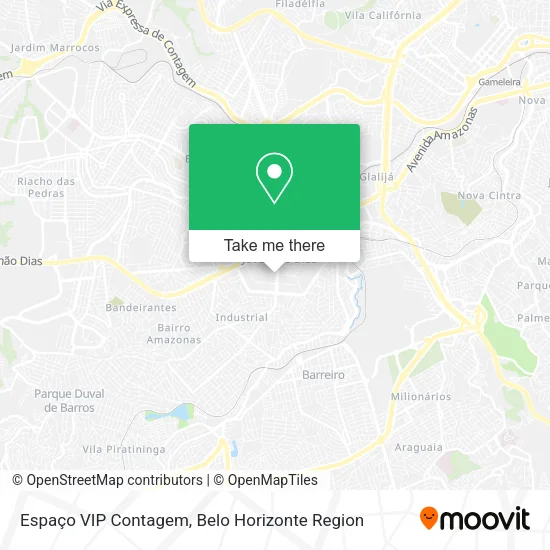 Espaço VIP Contagem map