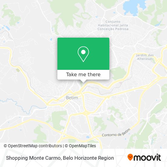 Shopping Monte Carmo map