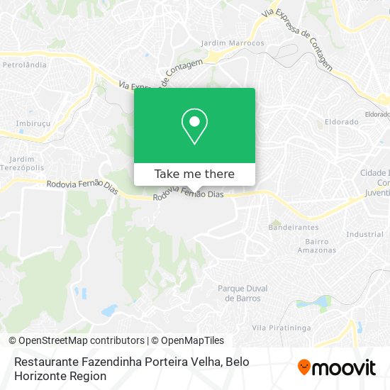Restaurante Fazendinha Porteira Velha map