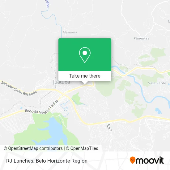 RJ Lanches map