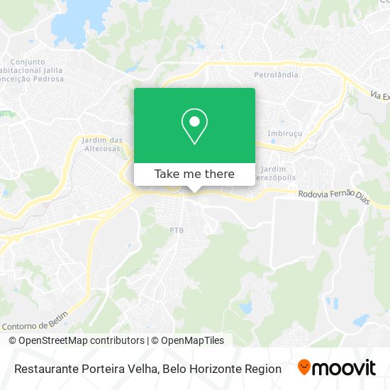 Restaurante Porteira Velha map