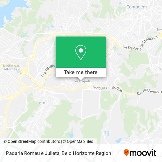 Padaria Romeu e Julieta map