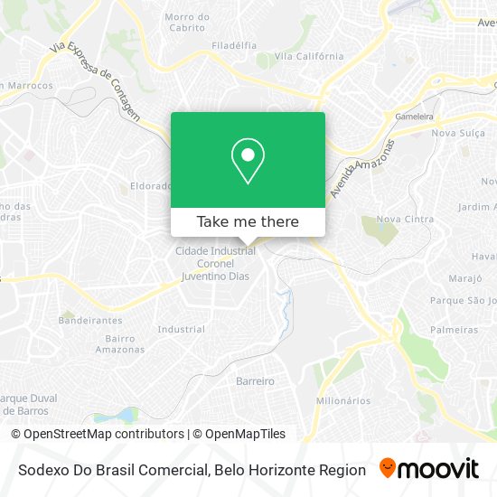 Sodexo Do Brasil Comercial map