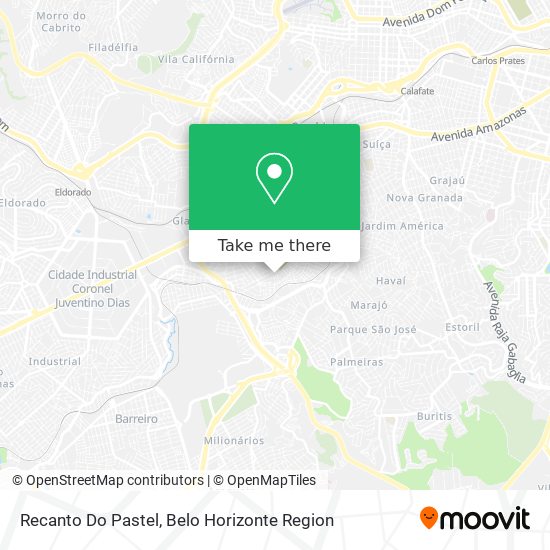 Recanto Do Pastel map